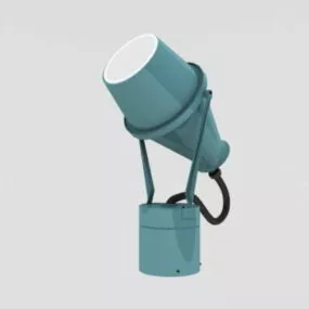 Home Floor Mounted Spotlight 3d model