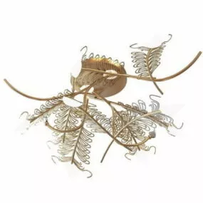 Floral Ceiling Lighting 3d model