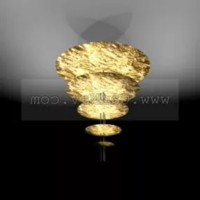 Floriated Style Droplight Design 3d model