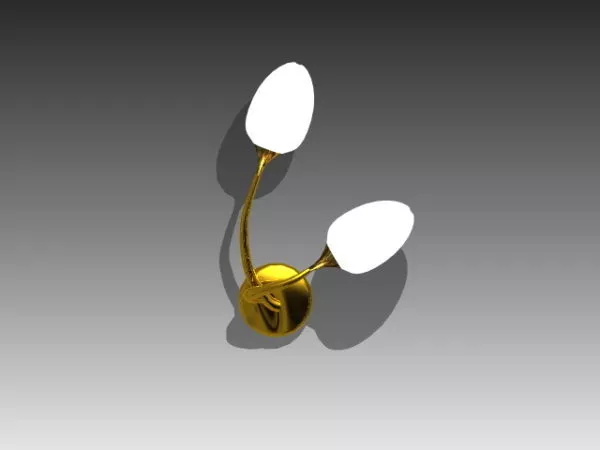 Flower Buds Home Wall Lamp 3d model Flower Buds Home Wall Lamp 3d model