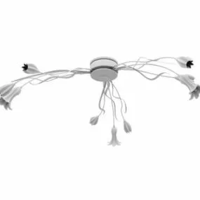 Home Lighting Flower Ceiling Lamp 3d model