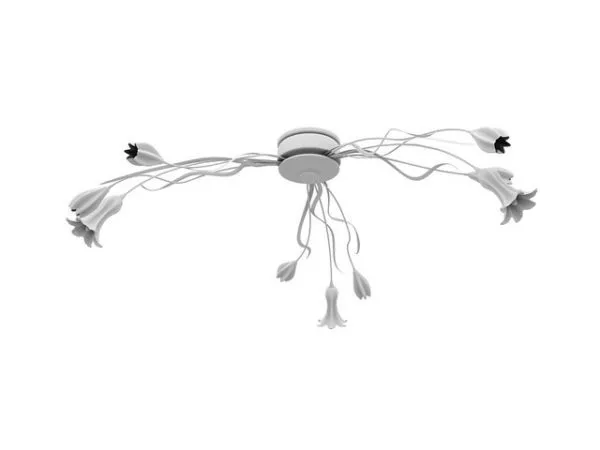 Home Lighting Flower Ceiling Lamp 3d model Home Lighting Flower Ceiling Lamp 3d model