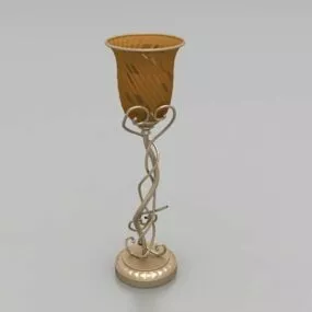 Flower Shape Table Lamp 3d model