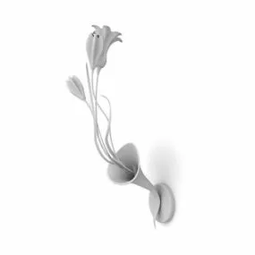 Home Lighting Flower Vase Wall Light 3d model