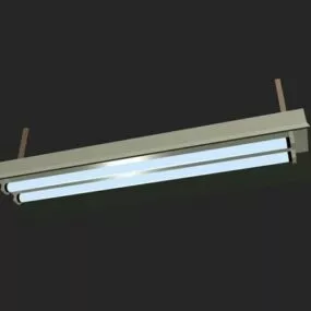 Ceiling Fluorescent Lights 3d model