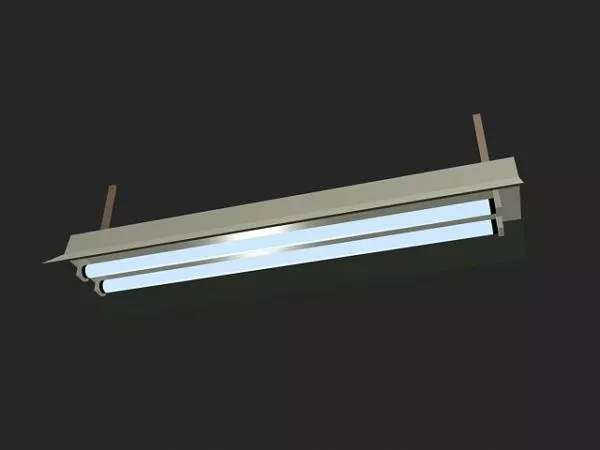 Ceiling Fluorescent Lights 3d model Ceiling Fluorescent Lights 3d model