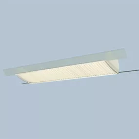 Office Fluorescent Light Fixture 3d model