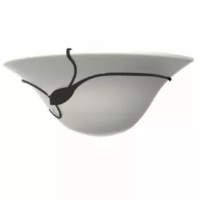 Hotel Flush Mount Ceiling Light 3d model