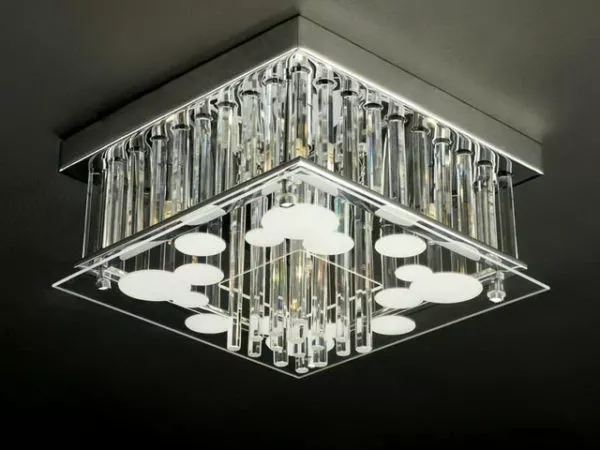 Flush Square Home Ceiling Light 3d model Flush Square Home Ceiling Light 3d model