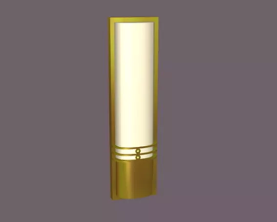 Crystal Sconce Lamp Rectangle Shape 3d model