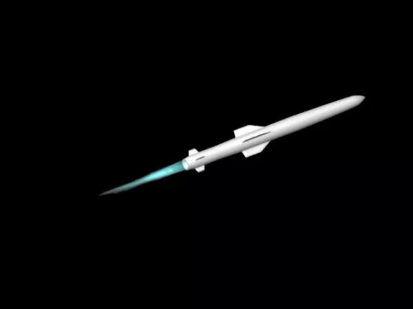 Space Rocket Launch Pad 3d model