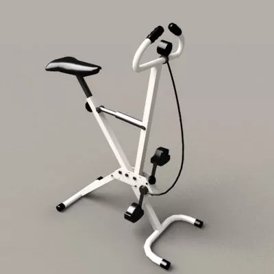 Gym Foldable Exercise Bike 3d model Gym Foldable Exercise Bike 3d model