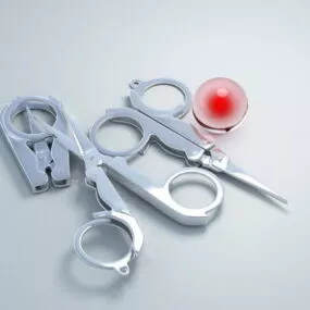 Home Folding Nail Scissors 3d model