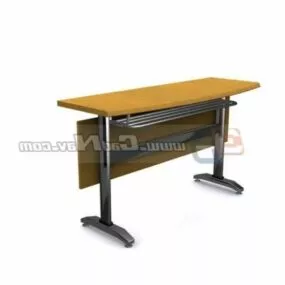 Office Folding Training Desk 3d model