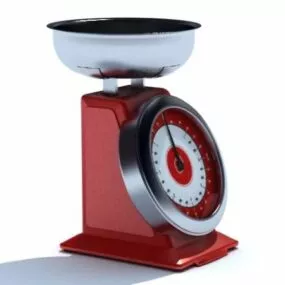 Kitchen Food Scale 3d model