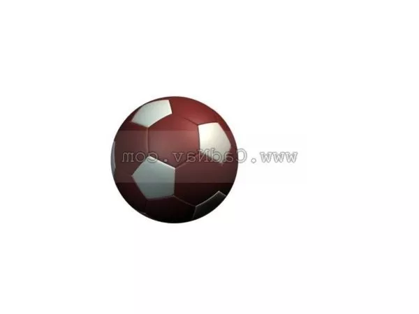 Brown Football Ball 3d model Brown Football Ball 3d model