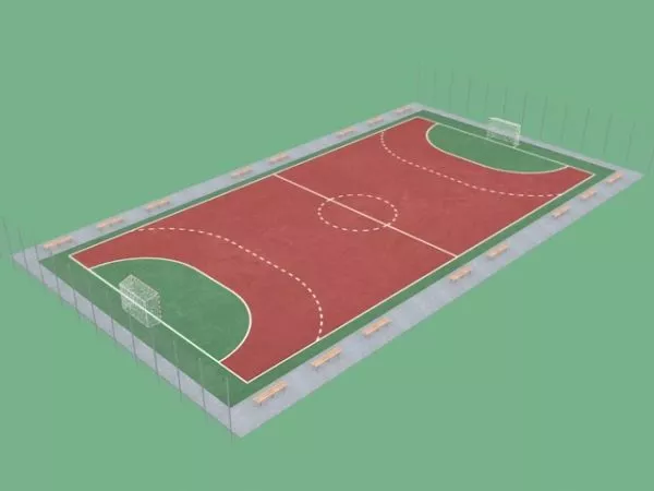 Soccer Table Game 3d model