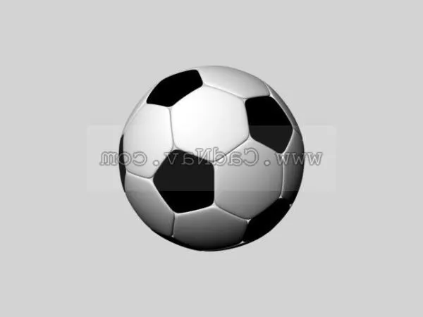 Golden Soccer Ball 3d model