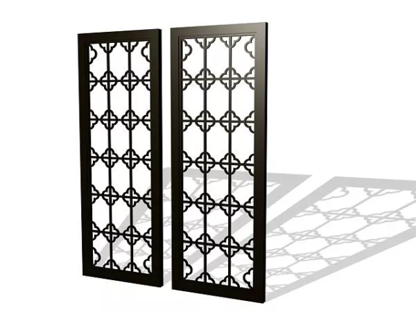 Home Framed Lattice Panels 3d model Home Framed Lattice Panels 3d model
