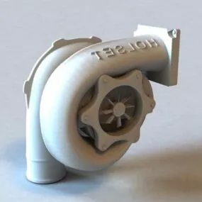Machine Part Francis Turbine 3d model