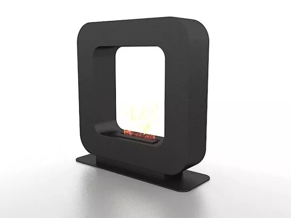 Standing Gas Fireplace Design 3d model Standing Gas Fireplace Design 3d model