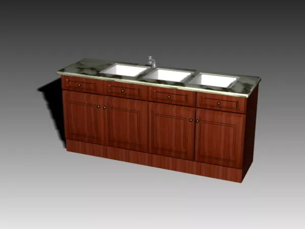 Square Sink 3d model