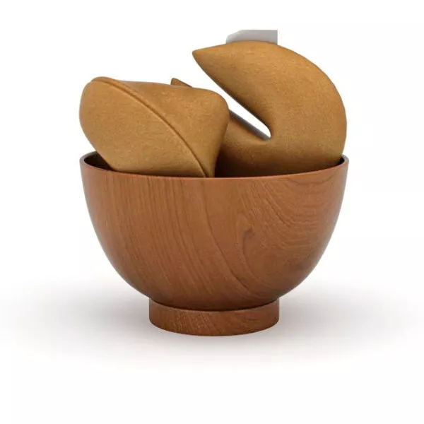 Bread Food On Disc 3d model
