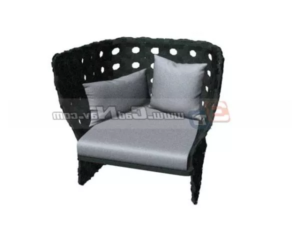 Furniture French Tangled Chair 3d model Furniture French Tangled Chair 3d model