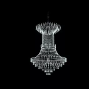 French Style Empire Chandelier 3d model