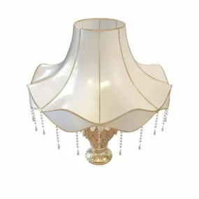French Empire Antique Table Lamp 3d model