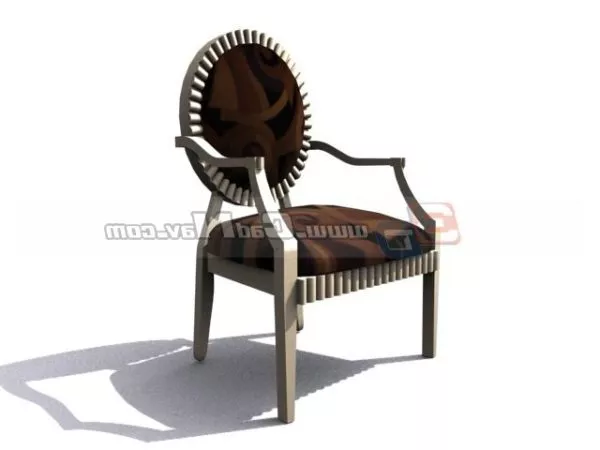 French Furniture Antique Leisure Chair 3d model French Furniture Antique Leisure Chair 3d model