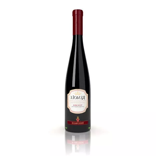 Liquors Wine Bottle 3d model