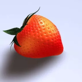 Fruit Fresh Strawberry 3d model