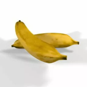 Fresh Banana Fruit 3d model