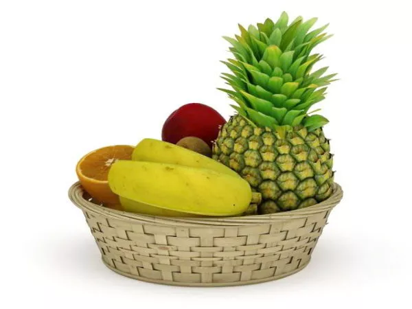 Realistic Pineapple 3d model