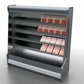 Supermarket Fresh Meat Display Case 3d model