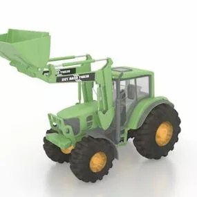 Construction Front Loader 3d model