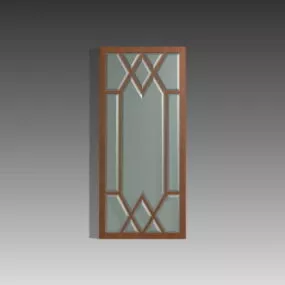 Home Frosted Glass Door Inserts 3d model