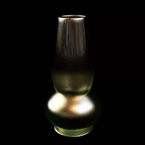 Frosted Glass Vase Decoration 3d model Frosted Glass Vase Decoration 3d model