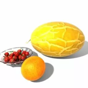 Nature Fruits Combo 3d model