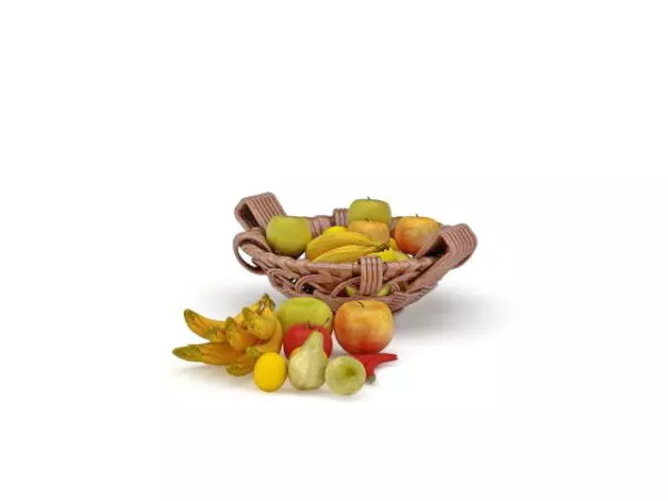 Basket Sphere Shaped 3d model
