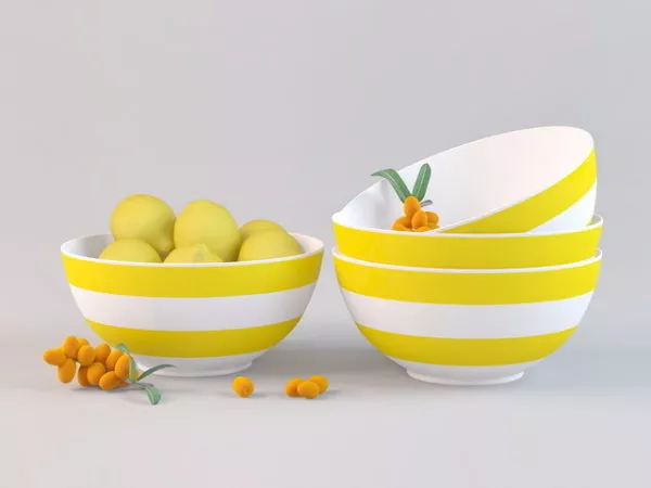 Lemon Soda Can 3d model