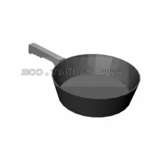 Kitchen Frying Pan 3d model
