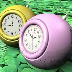 Children Room Funny Alarm Clocks 3d model
