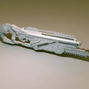 Futuristic Gun Weapon 3d model