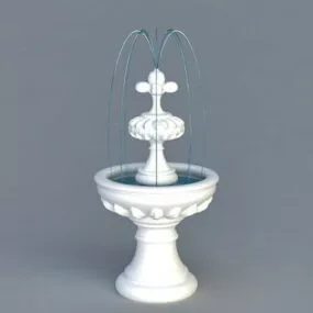 Western Garden Fountains 3d model