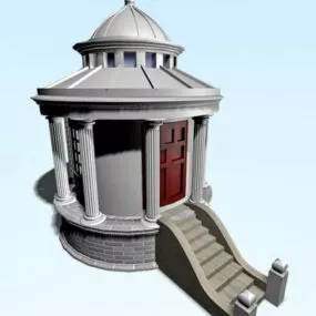 Building Garden Summer House 3d model