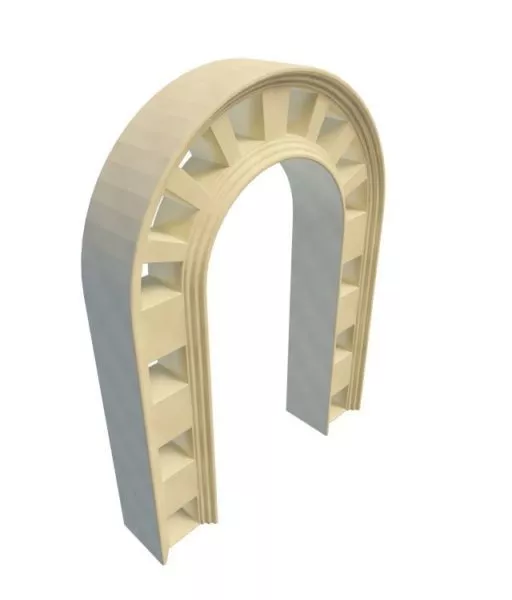 Garden Arbor Arch 3d model Garden Arbor Arch 3d model