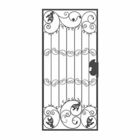 Garden Gate Vintage Pattern Inserts 3d model