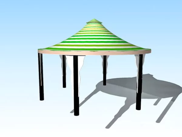 Bus Stop Canopy 3d model